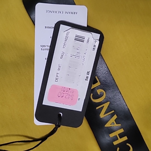 A|X Armani ExchangeMen's Logo Stripe Crewneck Sweatshirt - Picture 5 of 5